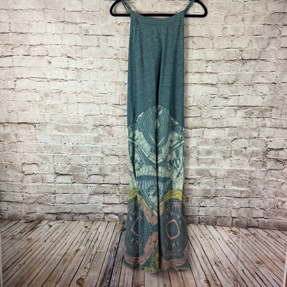 We The Free People XS Maxi Dress Strappy Spahetti Strap Summer Beach Poly Cotton
